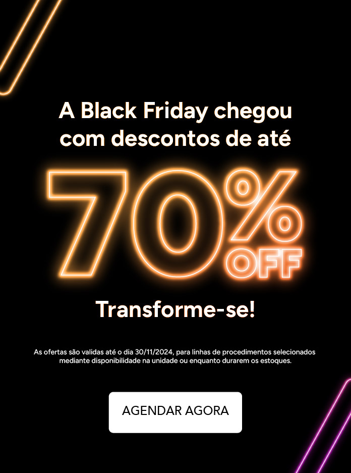 Black Friday com até 70% de desconto